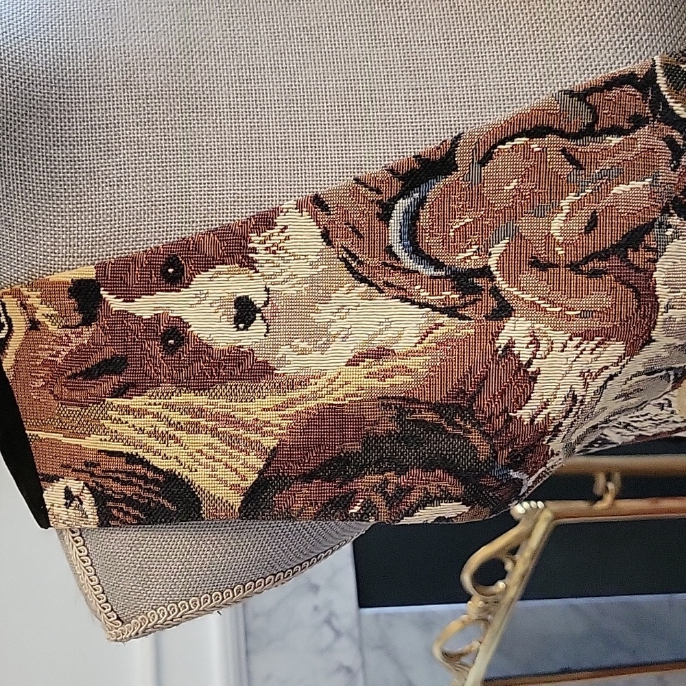 Vtg Tapestry Dog Vest - image 3